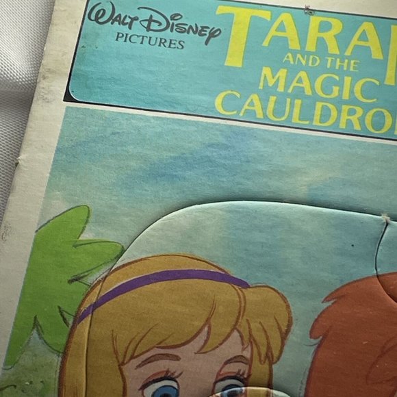 Taran And The Magic Cauldron Disney Golden Frame Tray Kids Puzzle Vintage - Picture 6 of 12